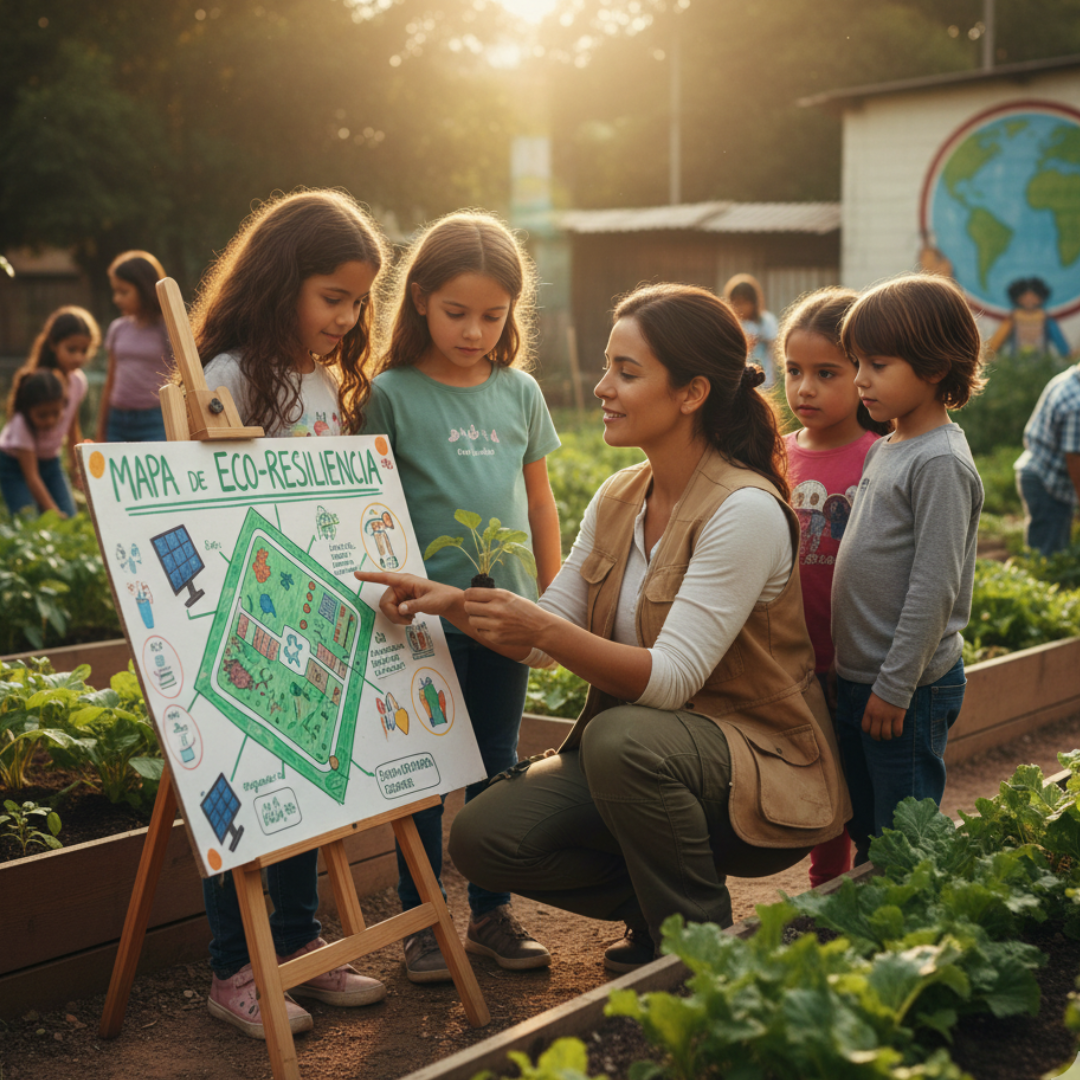 Eco-resiliencia en la infancia: Guía para padres sobre cómo hablar de crisis climática sin generar trauma